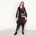 The New Luxury Brand Women Scarves European and American Style Of The British Wind Color Fringed