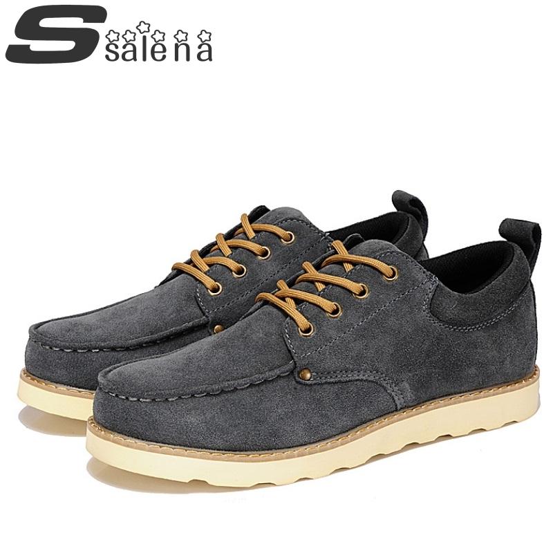 Brand Flat Shoes Men Oxford Shoes For Men British Fashion Suede Leather Business Shoes Breathable Big Size Shoes Size 38-46 B003