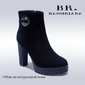 BASSIRIANA New Winter Snow Boots First Layer Of Matte Leather