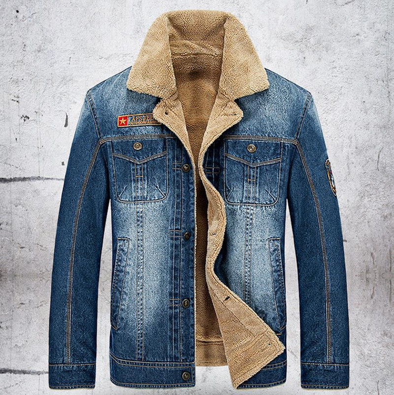 2015 Hot high quality men's casual jacket denim jacket warm coat free shipping