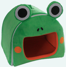 New frog shape pet dog cat house warm cozy dog kennel nest doggy beds tent