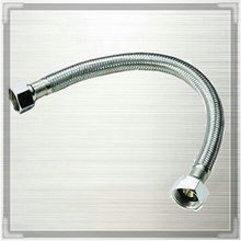 three holes 1 pair 20 Stainless Steel Flexible Water pipe double female cap G1 2 B