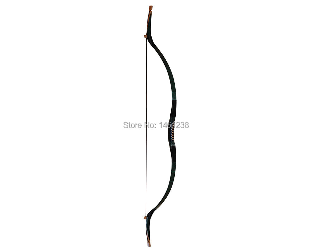 50lbs hunting bow Green Snakeskin archery recurve bow traditional handmade wooden bow and arrow shooting longbow