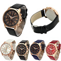 Brothertime C9 New Arrival Unisex Casual Geneva Faux Leather Quartz Analog Wrist Watch Dress Watch Wrist