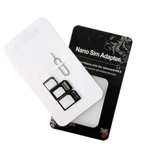 Nano SIM Card Adapter Micro SIM Card Adapter Standard SIM Card Adapter For Xiaomi redmi note 3 Lenovo Smartphone With Eject Pin