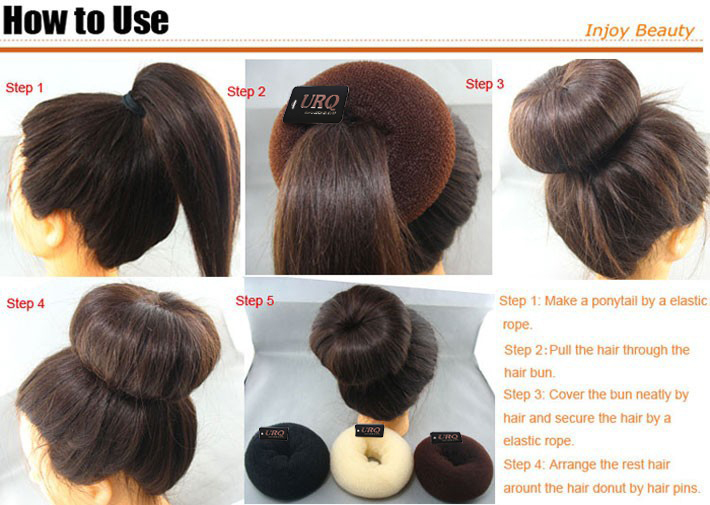 Big Bun Xxl Hair Bun Ring Princess Hair Donuts Meatball Headwear