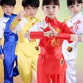 Children Chinese Traditional Wushu Costume Martial Arts Uniform Kung Fu Suit for Kids Boys Girls Stage