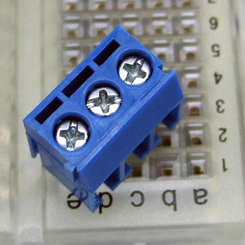 Shopping Time New Silver Plastic 5 x 3 Pins Poles PCB Screw Terminal Block Connector 300V