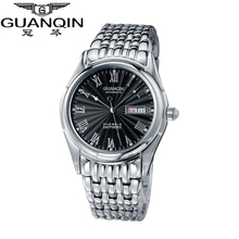 Original GUANQIN Watches Men Top Brand Luxury Automatic Mechanical Casual Sapphire Luminous Waterproof Men Watches Wristwatches