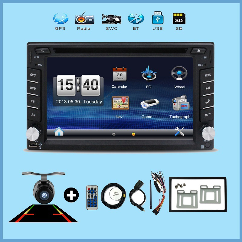 Car Video 2 din car dvd player universal monitor USB SD Audio GPS stereo in dash Bluetooth auto Parking monitor +Camera For VW Car Video 2 din car dvd player universal monitor USB SD Audio GPS stereo in dash Bluetooth auto Parking monitor +Camera For VW