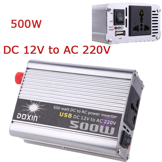 500   DC 12  24    220  110  + USB         4  