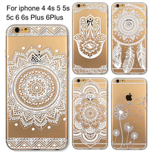 Телефон чехол для Apple , iPhone 4 4S 5 5S 5C 6 6 S 6 плюс 6 S плюс хна ловца снов этнических племен тпу кремния футляр капа назад