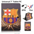 For 7 smart case with Football giants pattern Universal 7 7 0 inch Tablet Soft PU
