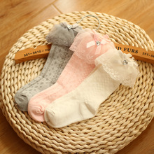 2016 Summer 28 Pairs Retro Sweet Style Lace Bpwknot Ruffle Frilly Ankle Short Socks Breathable Cotton Mesh Princess Girl Socks