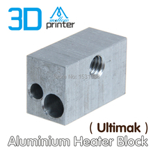 5PCS 3D Printer Accessories Aluminium Heater Block For Ultimaker Extruder Hot End 25 15 12mm