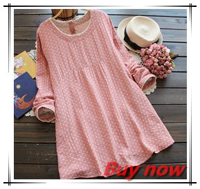 2014-Fashion-100-cotton-Maternity-dress-Plus-Size-Thin-cute-Check-O-neck-Long-sleeve-Pregnant