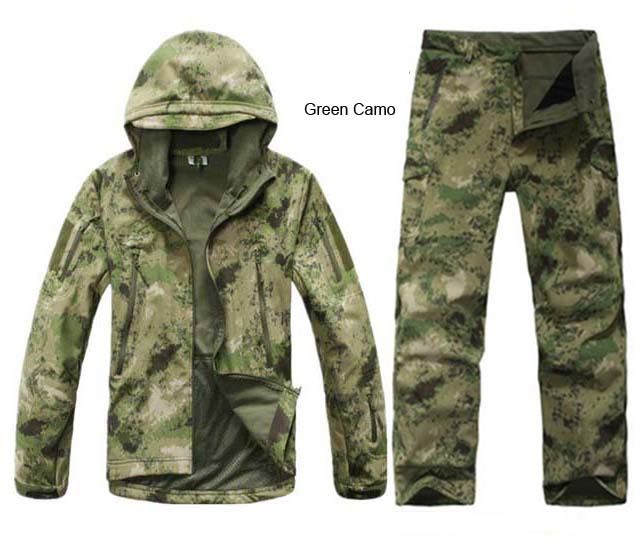 TAD Stalker Fishing Waterproof SoftShell Outdoor Jacket Shark Skin Military Camouflage Hunting Jackets Set Sport Army Clothes S6 TAD Stalker Fishing Waterproof SoftShell Outdoor Jacket Shark Skin Military Camouflage Hunting Jackets Set Sport Army Clothes S6