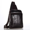 Nesitu High Quality Vintage Coffee 100 Guarantee Real Genuine Leather Men Waist Bags Women Cowhide Chest