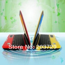 Dual coreWindows7 Notebook PC 10inch Mini Laptop 4GB 500GB Intel Atom N2550 1 66GHz Free shipping