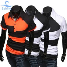 Bebling 2015 baru panas pria pakaian kasual, Mens polo shirt, Merek olahraga ditambah ukuran kebugaran Camisetas Masculina polos hombre16-008
