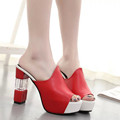 Summer Fish Mouth Female Fashion Slipper Sexy High Heels Sandals Platform Shoes Woman Pumps Heel Women