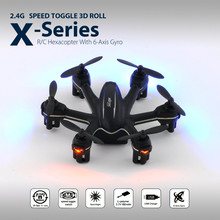 2016 MJX Electric RC helicopter 4 Channels 6Axis MJX X901 Quadcopter White And Black Mini Drone With LED Light