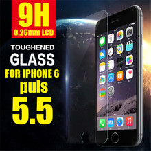 Premium Tempered Glass For Apple iphone 6 6S plus 6plus 6Splus 5.5 inch Screen Protector Toughened Protective Film