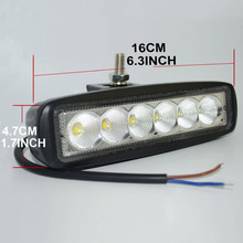 2pcs DRL18W CREE LED Work Light (Flood Beam)