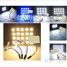 9 / 12 / 15 / 20 / 24 / 48 LED SMD Car Interior Reading Doom Light Panel T10 Festoon BA9S Adapter Replacement Parts 03AG