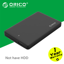 ORICO 2599US3 Sata to USB 3.0 HDD Case Tool Free 2.5 HDD Enclosure for Notebook Desktop PC hard disk Box (Not including HDD)