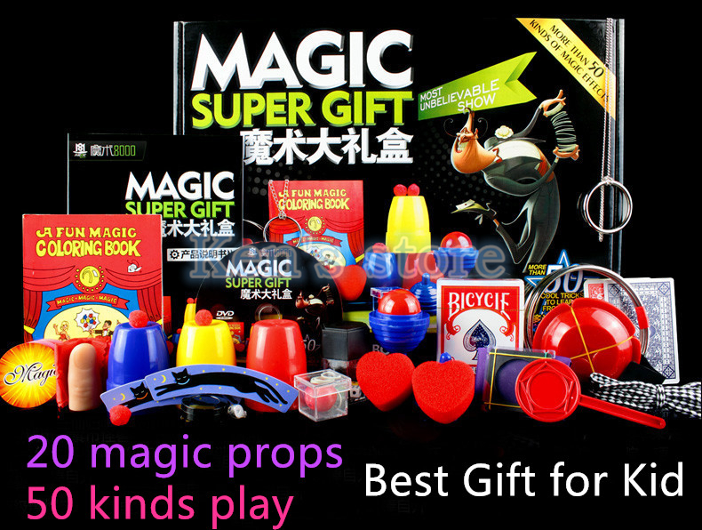 Magic Trick Set Kinds Magic Play With Dvd Teaching Professional Magic Tricks Stage Close Up