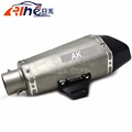 Universal 51MM Motorcycle Carbon Scooter Modified Akrapovic Muffler exhaust pipe For yamaha kawasaki suzuki bmw honda