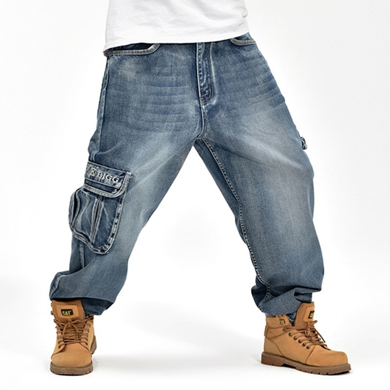 baggy graphic jeans