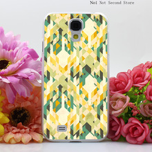 1304Q Des Integrated Tartan Pattern Hard Transparent Cover Case for Galaxy S2 S3 S4 S5 S6 Mini S7 S6 edge S7 edge