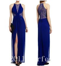free shipping 2016 Fashion White Blue Bridal Evening Prom Party Business Party Mother Dress Gown