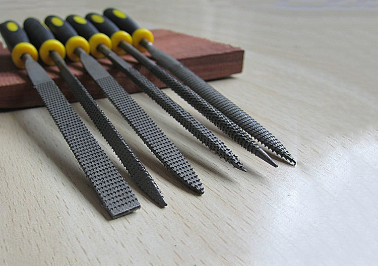 Woodworking file 6pcs/set New Wood Handle Carving Mini Chisels Tool ...