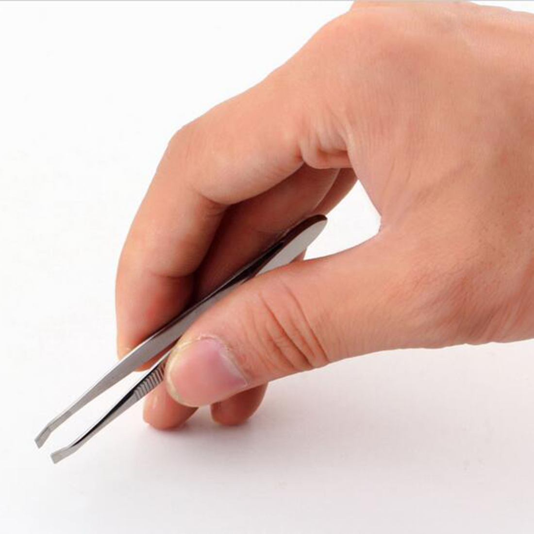 1pcs Women Eyebrow Face Nose Hair Clip Tweezer Remover Stainless
