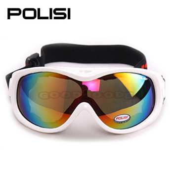 2015 новая бесплатная доставка! Polisi P-305-WH сноуборд мотоциклов лыжная очки зимние сани скейт детские солнцезащитные очки байк очки
