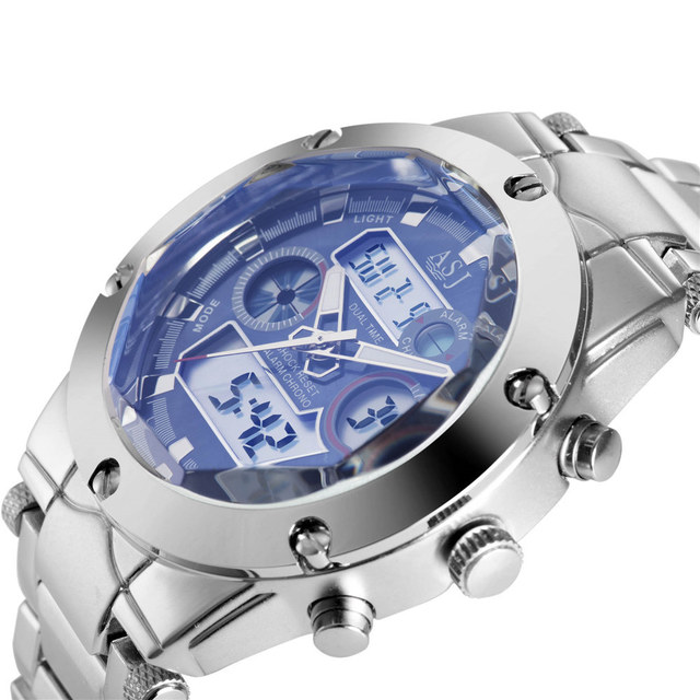 Zegarek męski ASJ ciekawy design nowoczesny styl wielofunkcyjny różne kolory