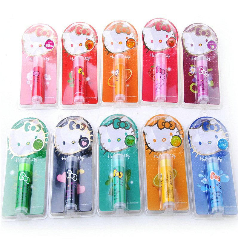 CuteHelloKittyFruitFlavorLipBalmHelloKittyLipGlossBestGift