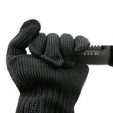 1 Pair kevlar Gloves Proof Protect Stainless Steel Wire Safety Gloves Cut Metal Mesh Butcher Anti