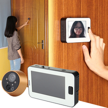Dooe Viwer 4.3 Inches TFT LCD Screen 4 Night Vision LEDs 170 Degree Wide Angle Digital Doorbell Peephole Door Camera