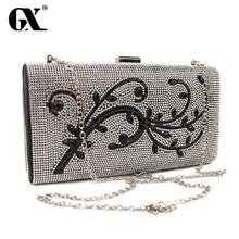 GX 2016 brand new women handbag chain 2 color for women messenger bag over the shoulder female valentine clutch bag size:22cm
