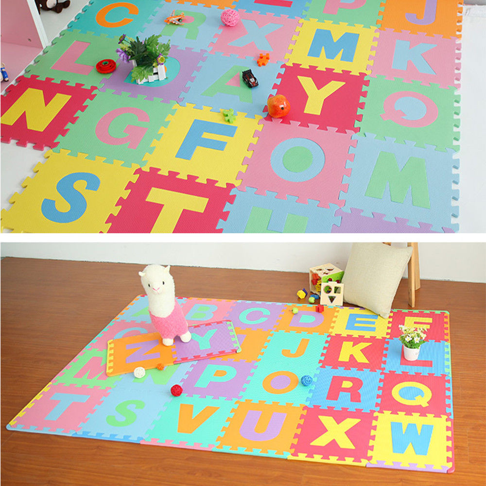 large alphabet play mat