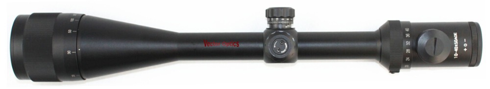 Vector Optics 10 40x50 AOE Hunting Shooting Rifle Scope 1 4 MOA 25 4mm 1 Inch