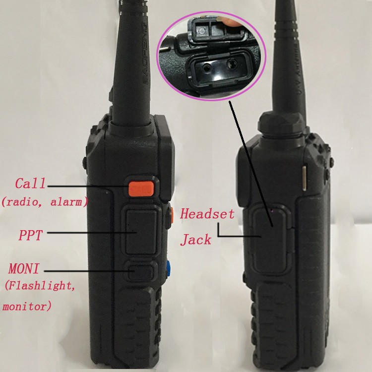 New Portable Radio Sets Police Equipment Bao Feng Walkie Talkie 10km For Amateur Radio pmr Station Radio Baofeng uv 5r Walk Talk (38)