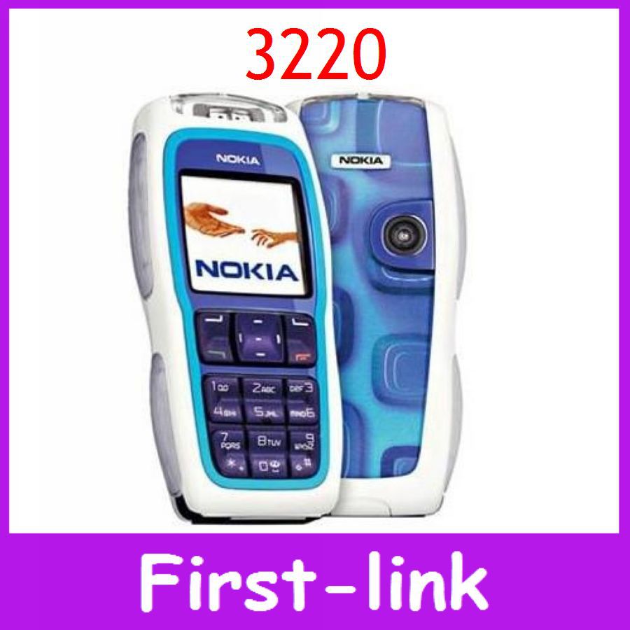 Unlocked original Nokia 3220 Cell Phones one year warranty Fast Free Shipping in stock