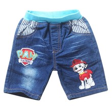 Cleanstock Stock! 3 Style Unisex Dogs Cartoon Short Jeans Kid Boy Clothing Summer For 3–8 Years Old