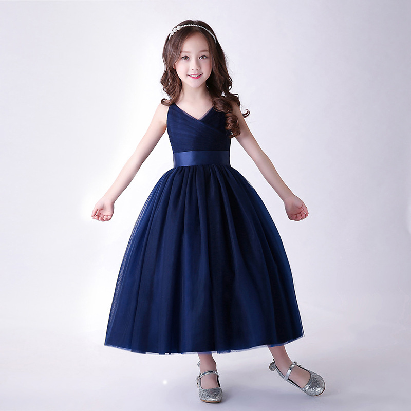 blue dress for girl 10 years