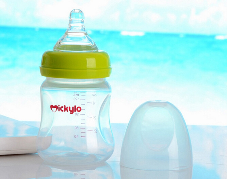 140ML PP Drinking Nursing Bottle Wide Mouth Plastic Baby Feeding Bottle Arc Type Mamaderas High Tempetrature Resistance (6)